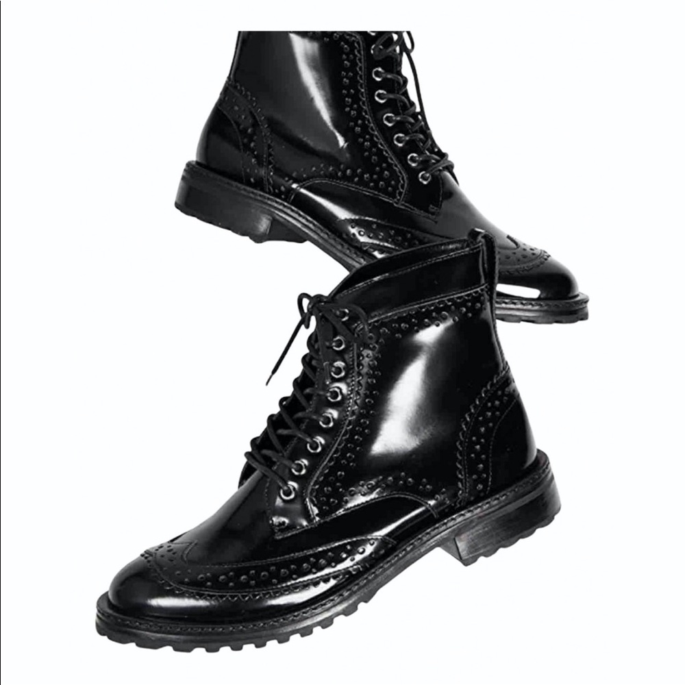Patent Leather Combat Chic Zimmermann Boots